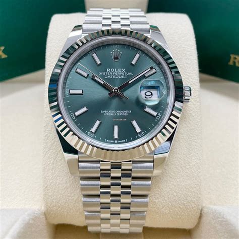 rolex mint green datejust 36|Rolex Datejust 36 fluted bezel.